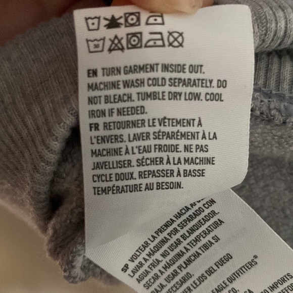 🦅 AE Super Soft & Cozy! American Eagle Women’s Sweatshirt Size M Jegging Fit - Picture 7 of 8